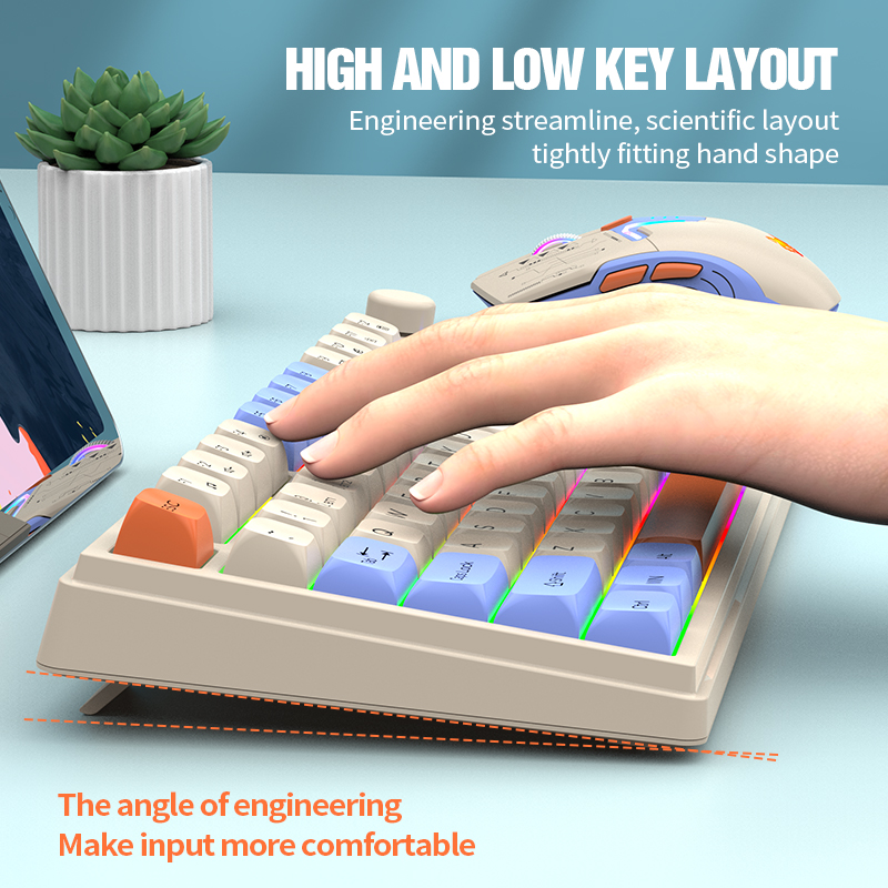 2.4G Bluetooth Wireless Dual-M - огляд і ціна Gaming Keyboard No Rgb