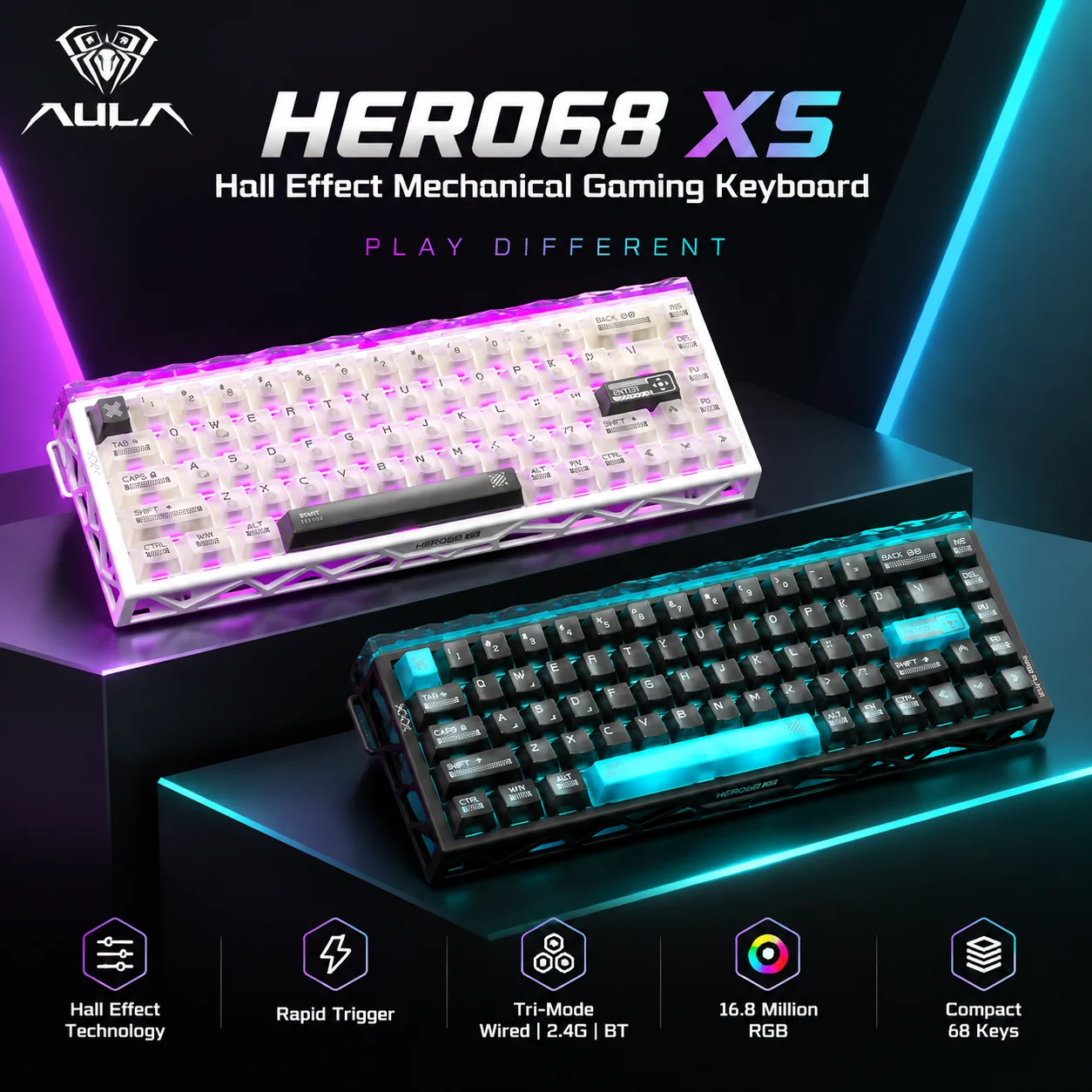 Aula Hero68 XS Hall Effect Mag - огляд і ціна Gaming Keyboard Nearby