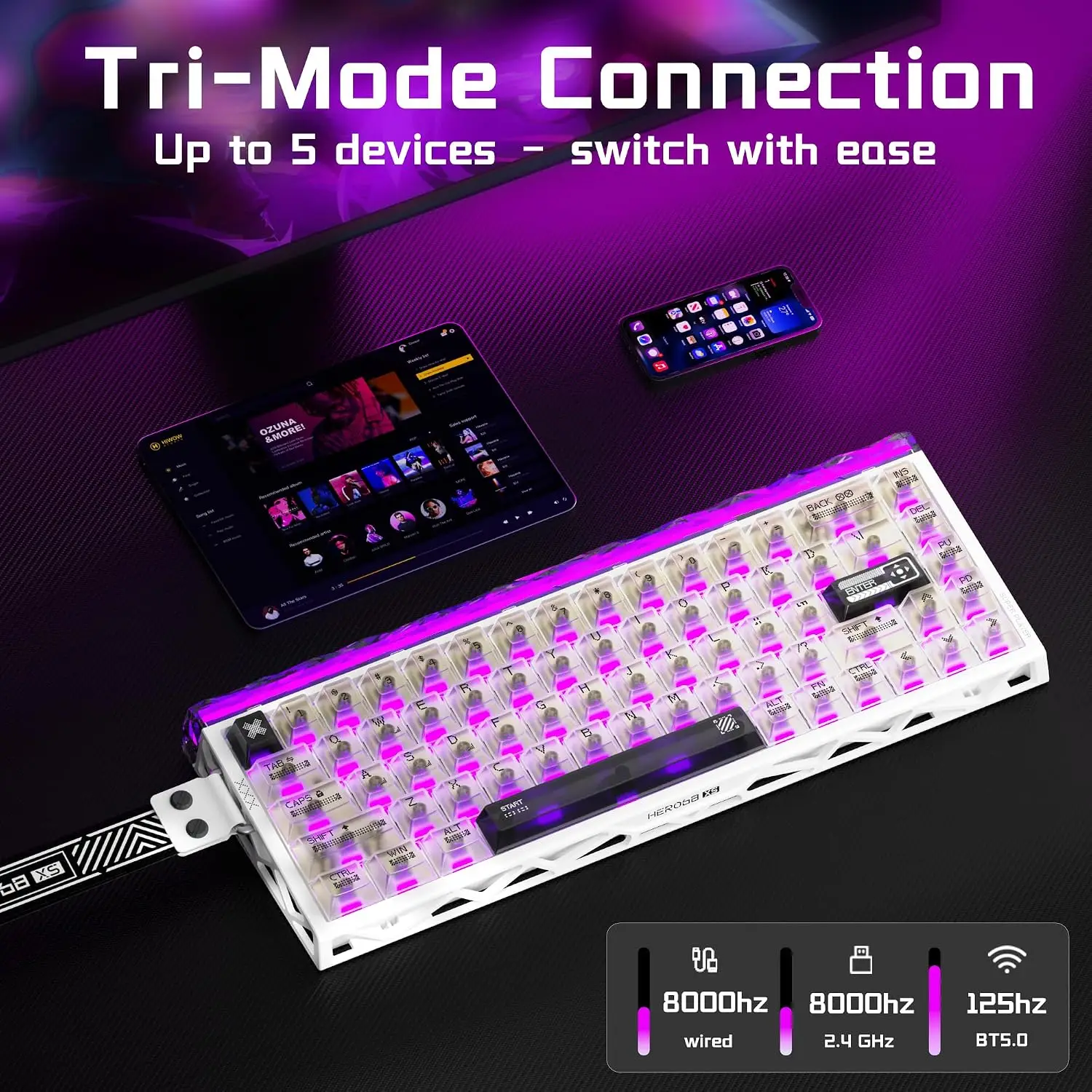 Aula Hero68 XS Hall Effect Mag - огляд і ціна Gaming Keyboard Nearby