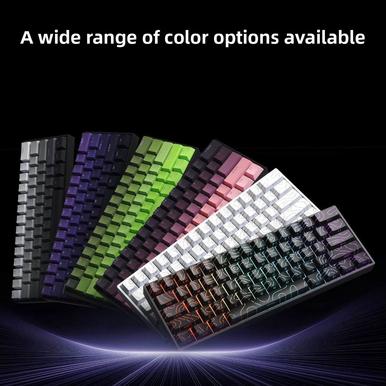 Teclado 60% Wireless Bluetooth - огляд і ціна Gaming Keyboard Hot Swappable