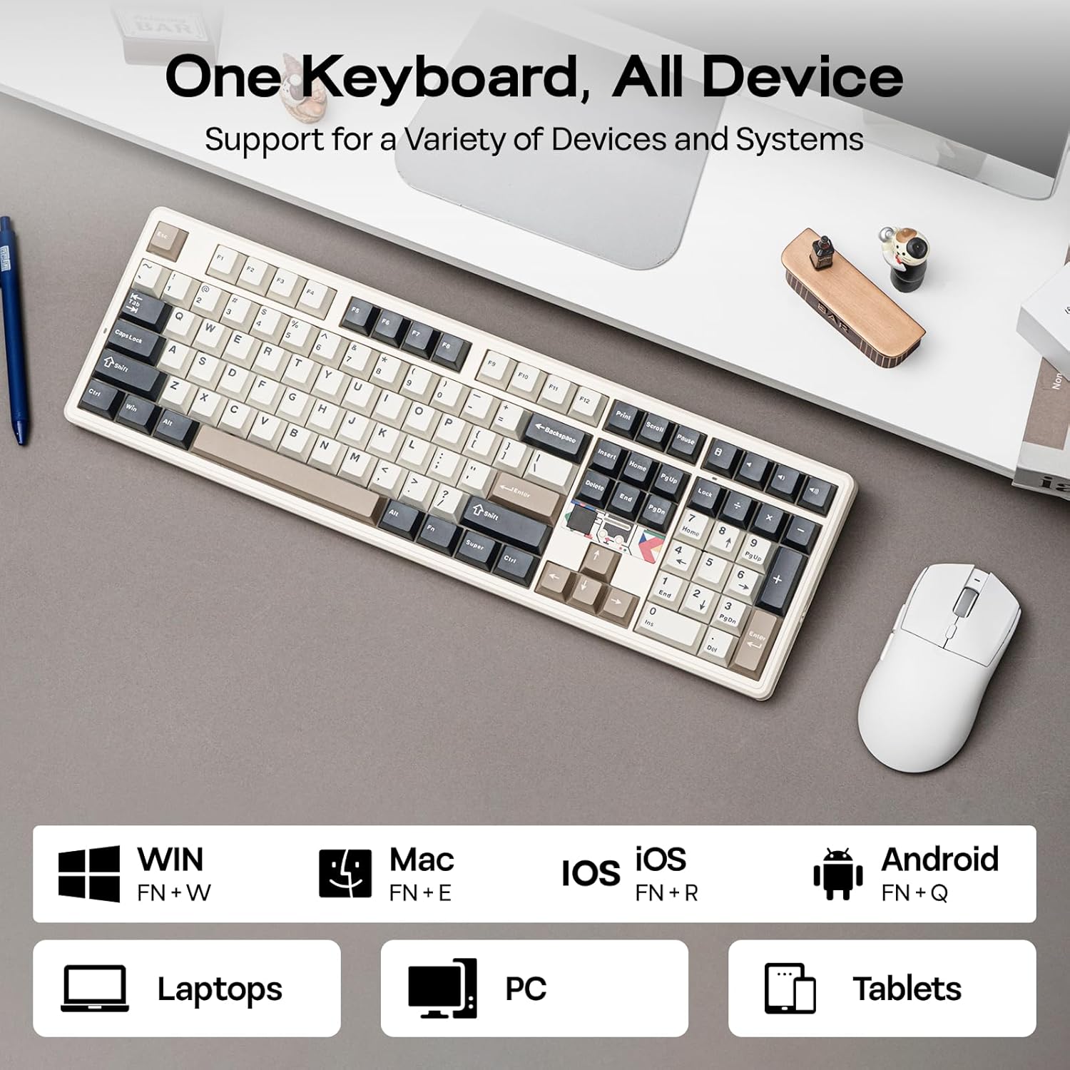Aula F108 Pro V2 Wireless Gami - огляд і ціна Gaming Keyboard Hot Swappable