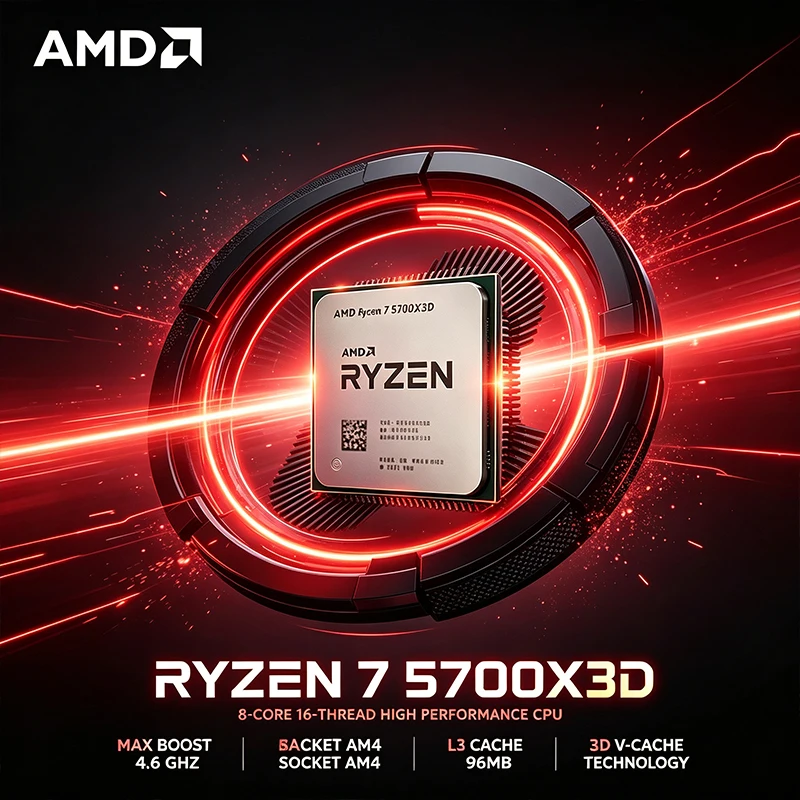 AMD Ryzen 7 5700X3D Desktop CP - огляд і ціна Amd Cpu Ryzen 7