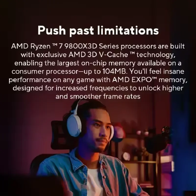 Ryzen 7 9800X3D AMD AM5 Deskto - огляд і ціна Amd Cpu Ryzen 7