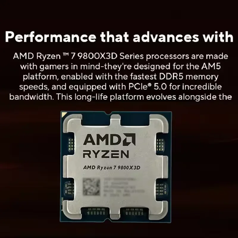Ryzen 7 9800X3D AMD AM5 Deskto - огляд і ціна Amd Cpu Ryzen 7
