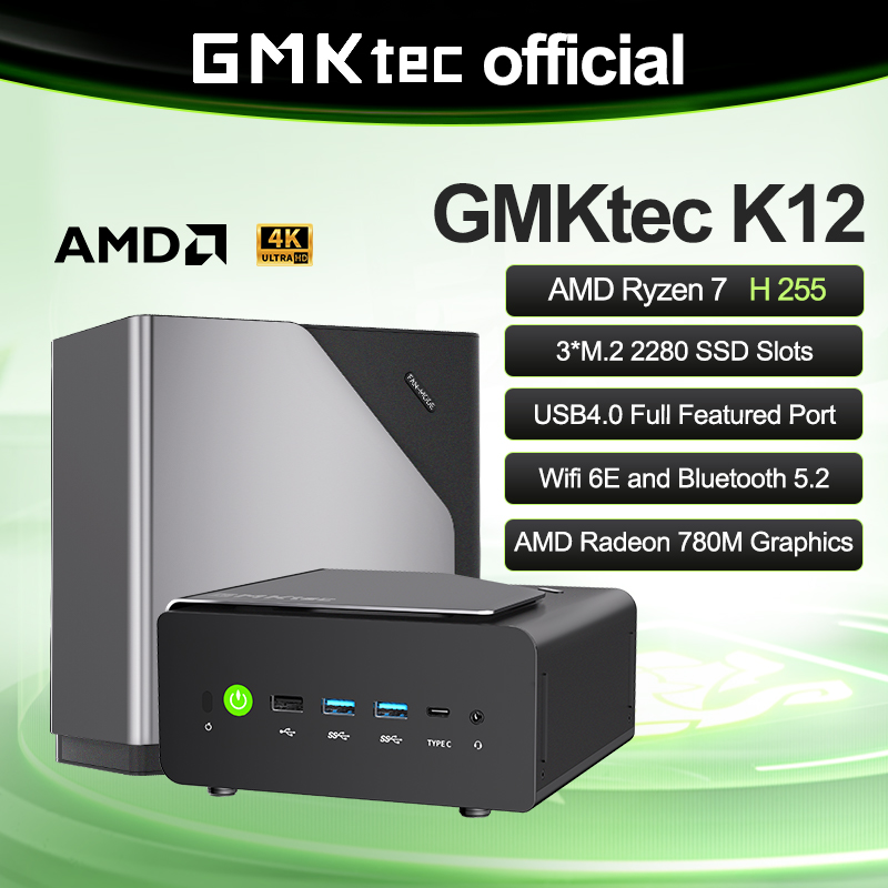 GMKtec K12 Mini PC AMD Ryzen™  - огляд і ціна Amd Cpu Ryzen 7